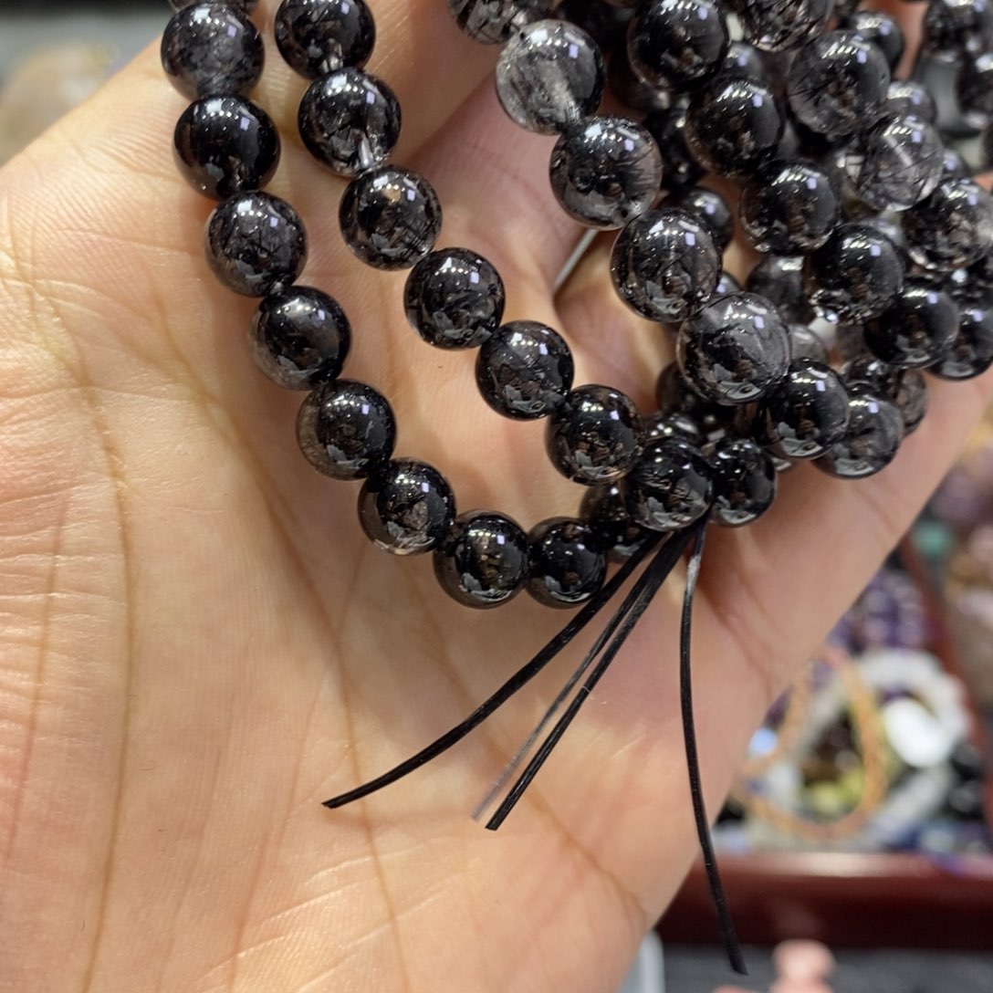 水晶手链未镶嵌黑发
