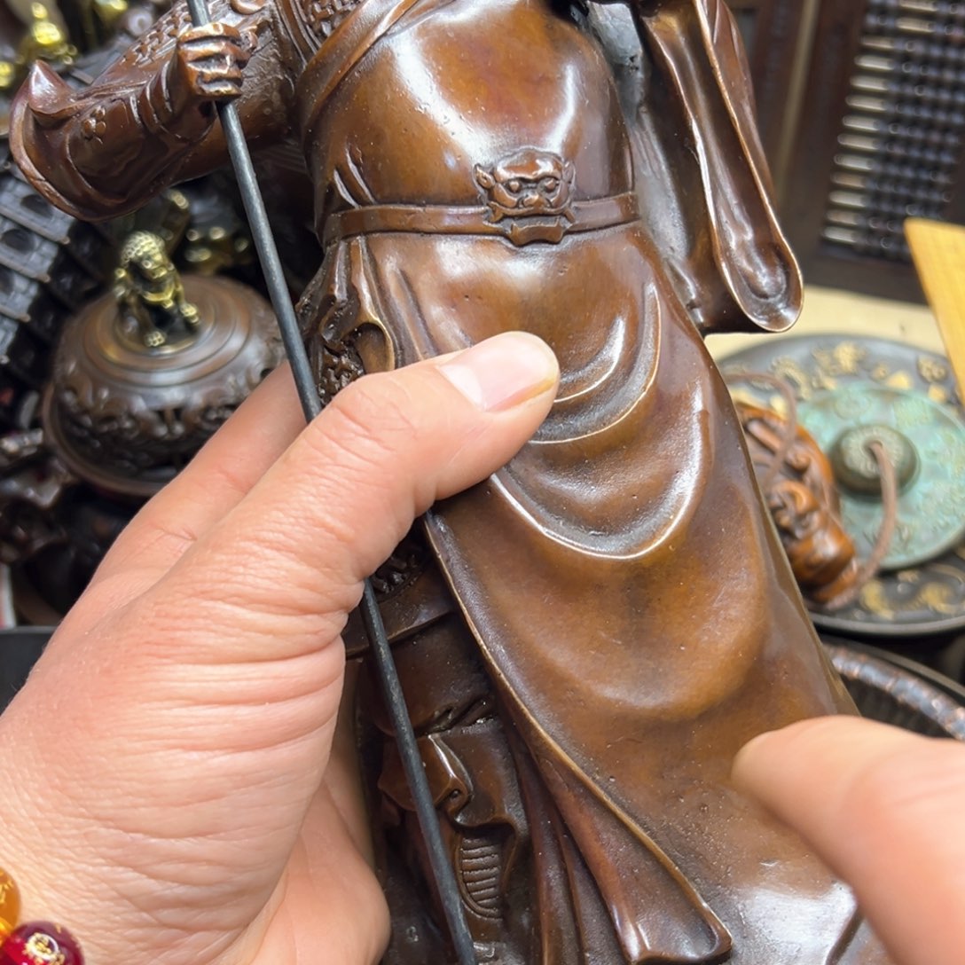 铜摆件欢迎欢迎你