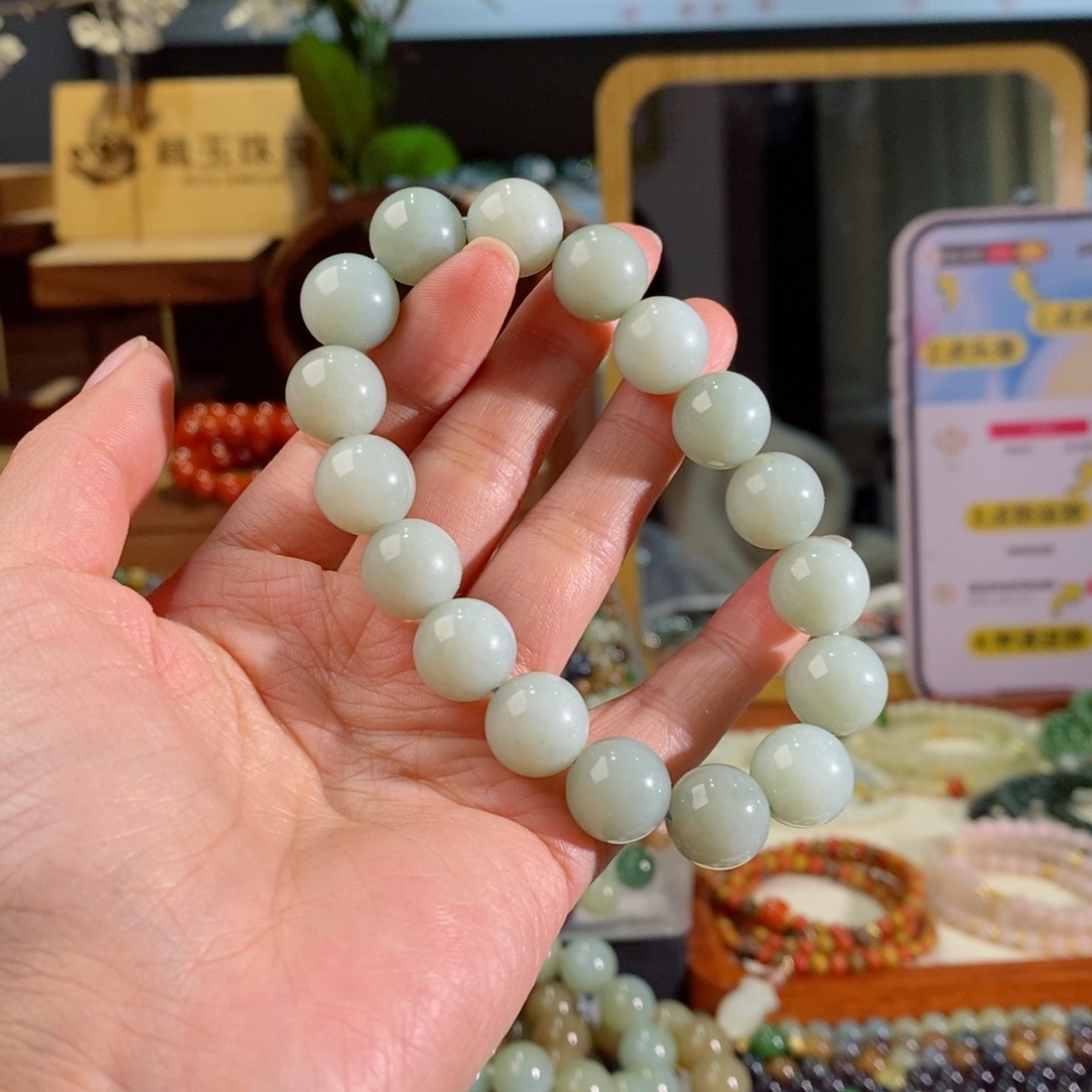 和田玉手串多样性拍一发一未镶嵌