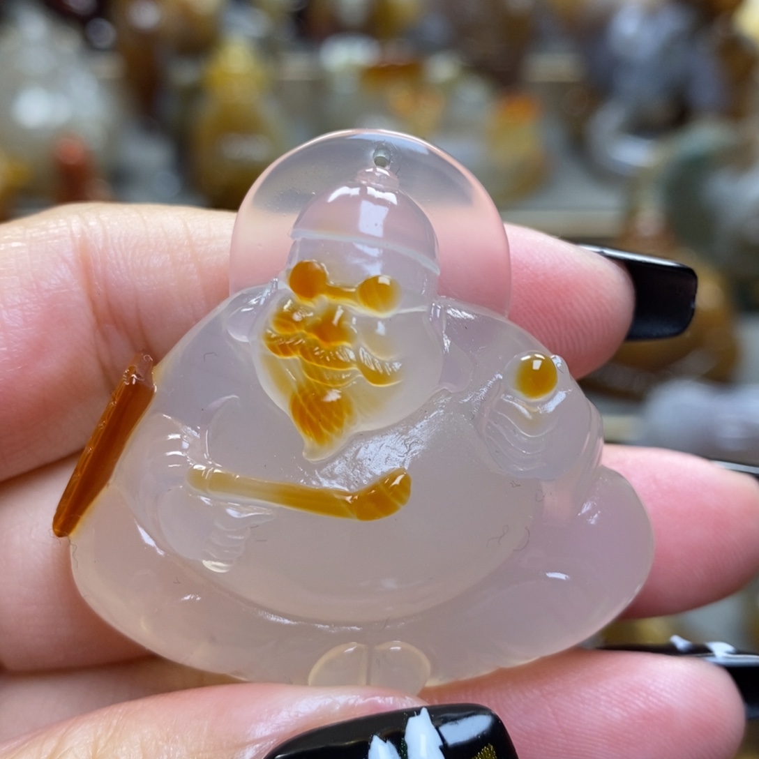 玛瑙/玉髓未镶嵌挂件