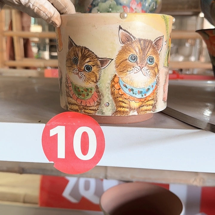 龘***贸花盆紫砂景德镇陶瓷瑕疵