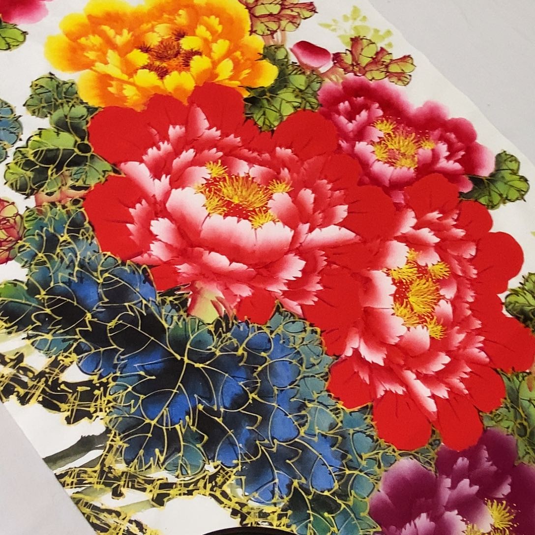 国画中国牡丹手绘