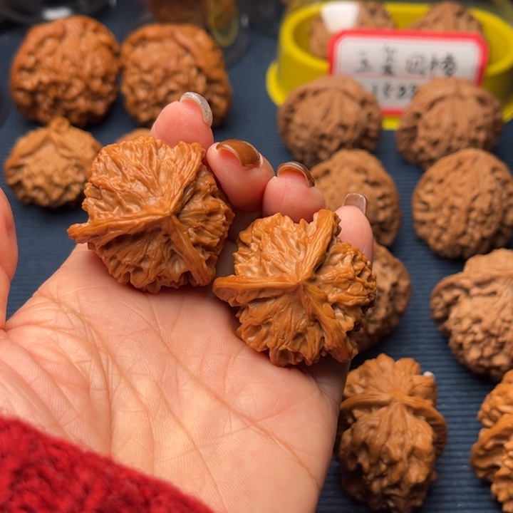 吊坠文玩核桃36盘山三棱