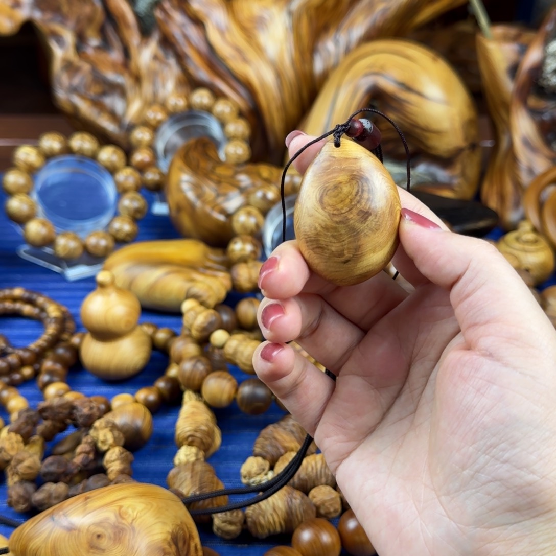 柏木（崖柏）北太行崖柏陈化吊坠