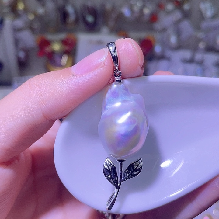 淡水珍珠合金颈饰78