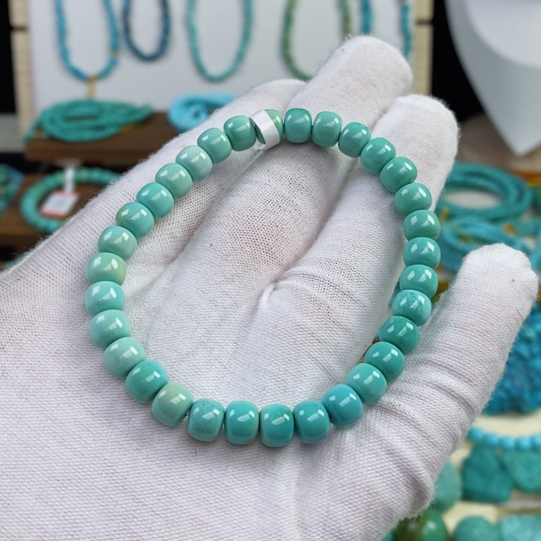 未镶嵌绿松石手串