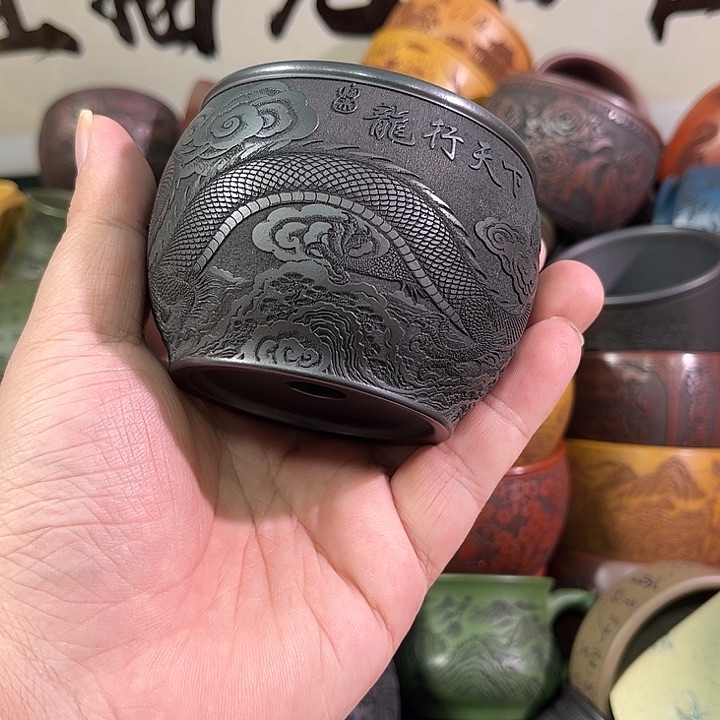 茶杯紫砂全手工紫砂主人杯