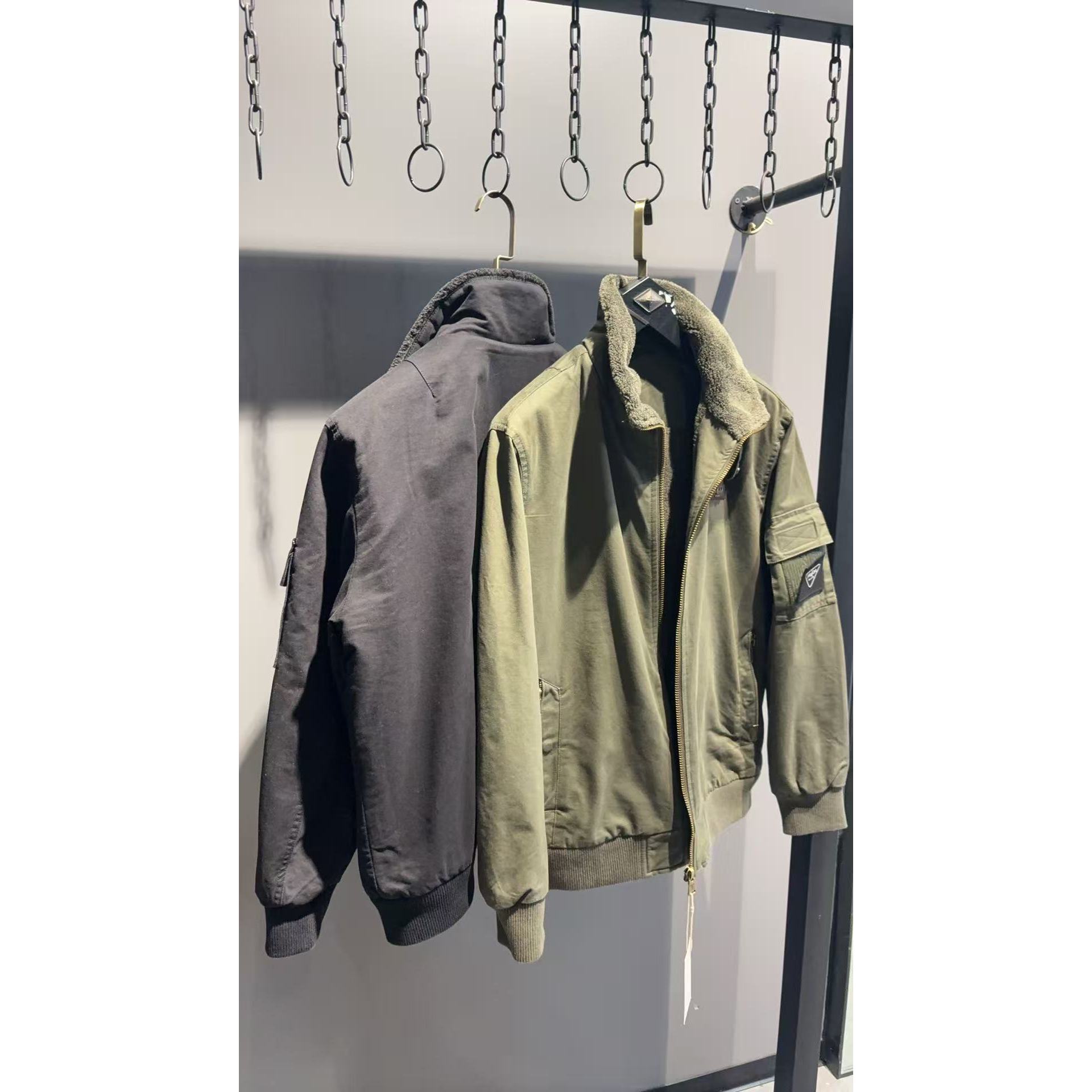 男装时尚休闲冬季加棉夹克外套P619