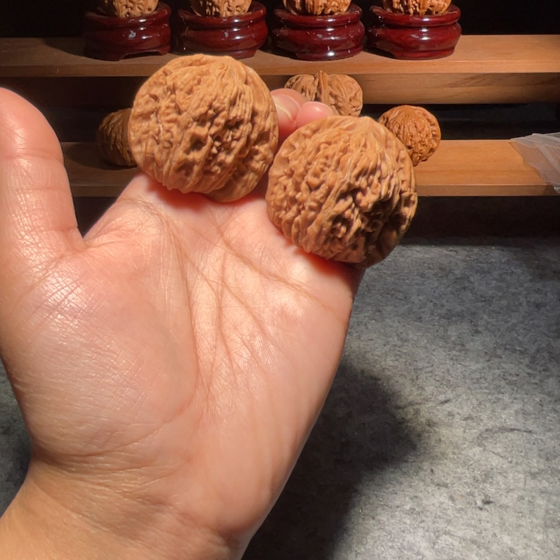 核桃手串/手链菊花底正四座楼全品41