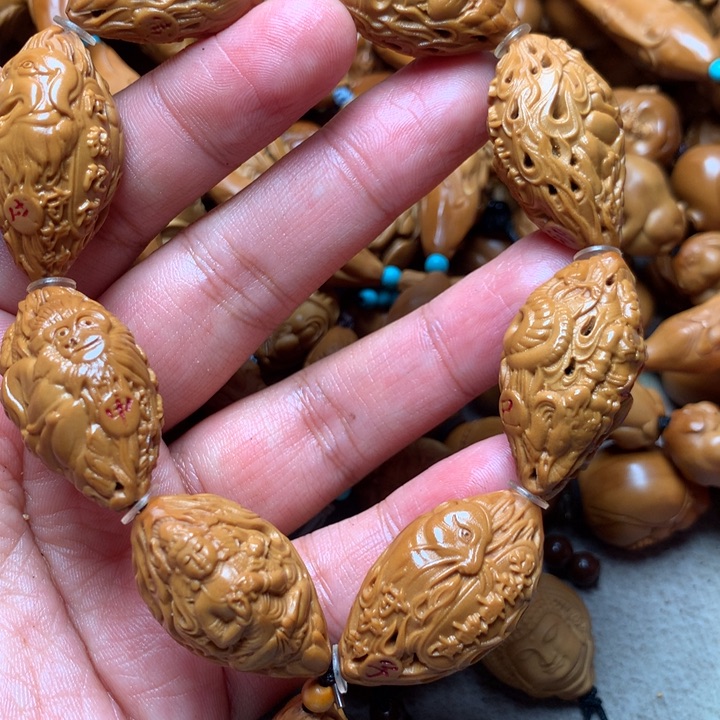 橄榄核手串/手链头一次