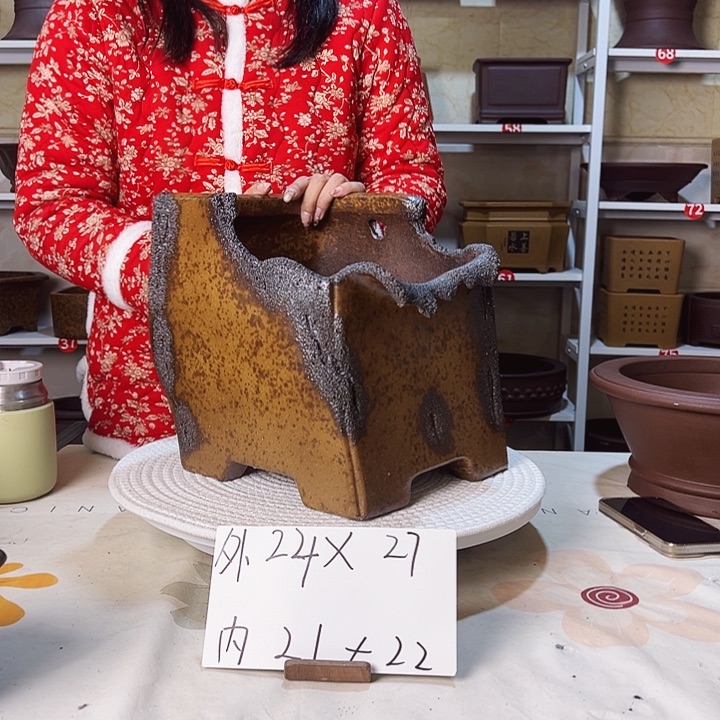 紫砂花盆紫砂花盆