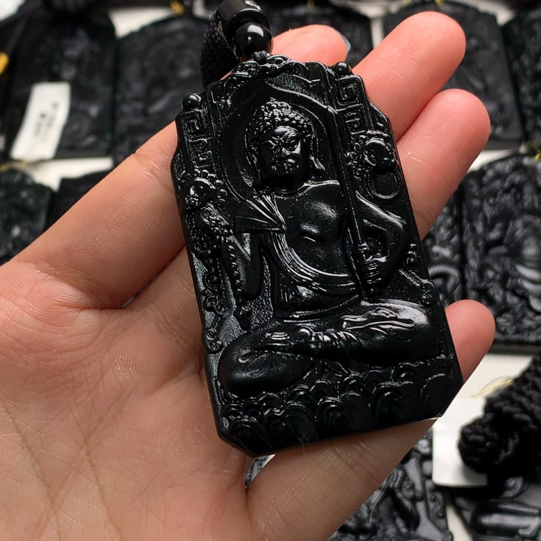 天然a货钢琴黑挂件