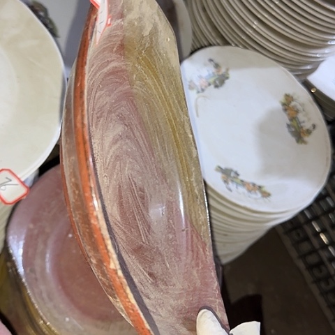 瓷片国营厂库存微瑕23.5厘米45