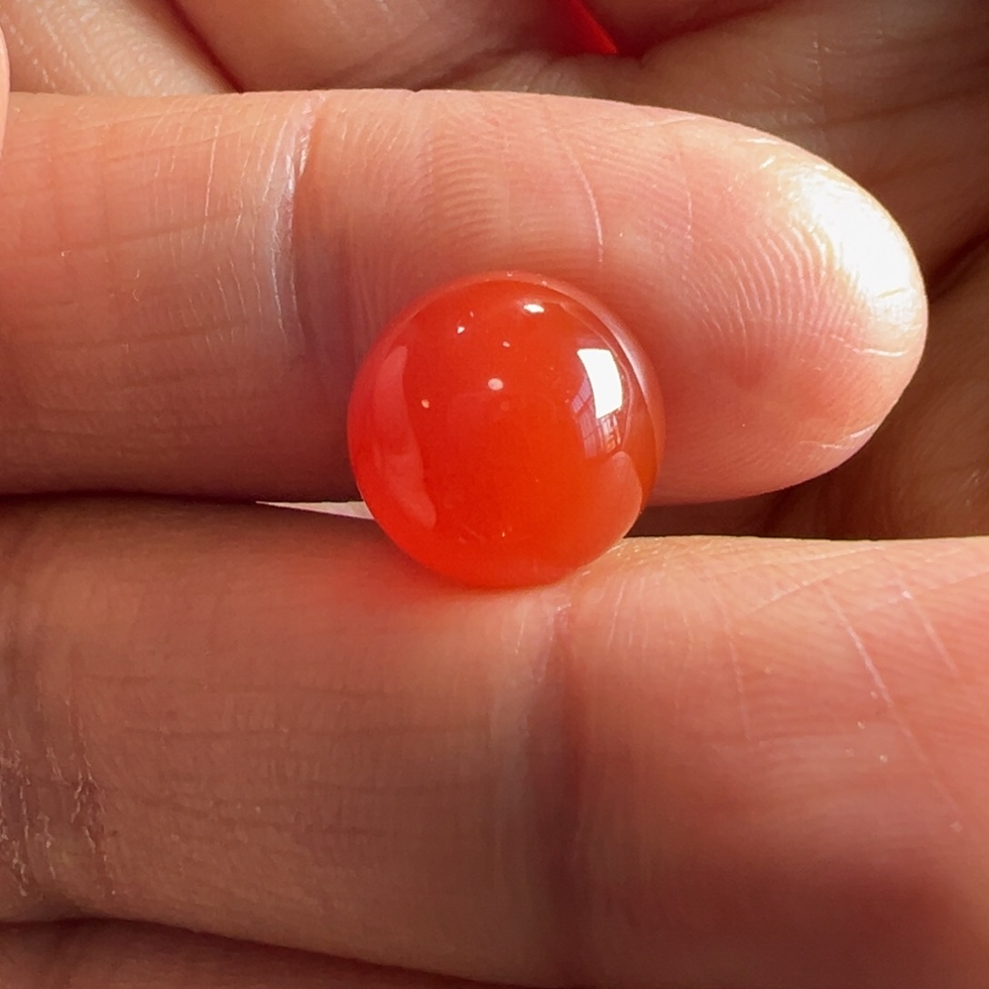 南红玛瑙圆珠10.6未镶嵌