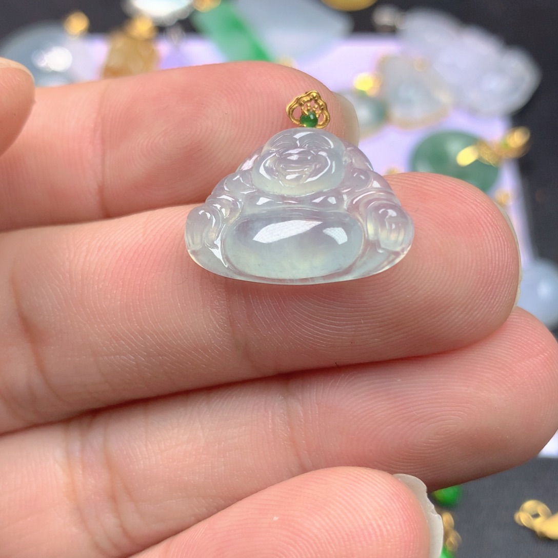 【闪购商品】颈饰18K金镶嵌翡翠翡翠