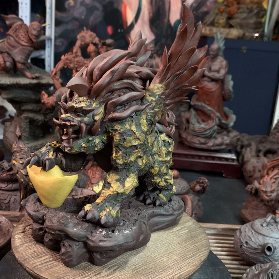 【闪购商品】紫砂全手工制作工艺品的制作风***在