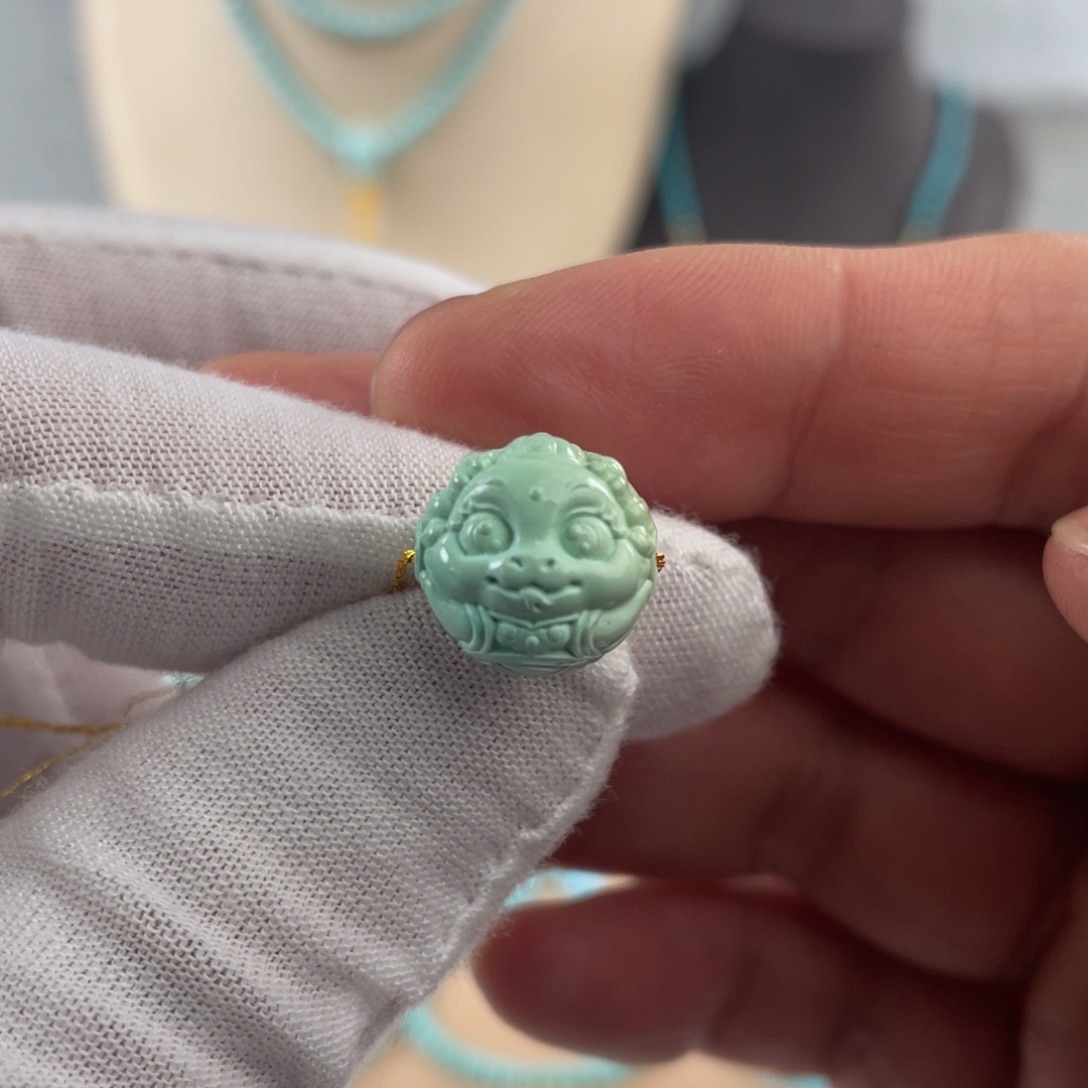 绿松石手链未镶嵌蛇宝宝