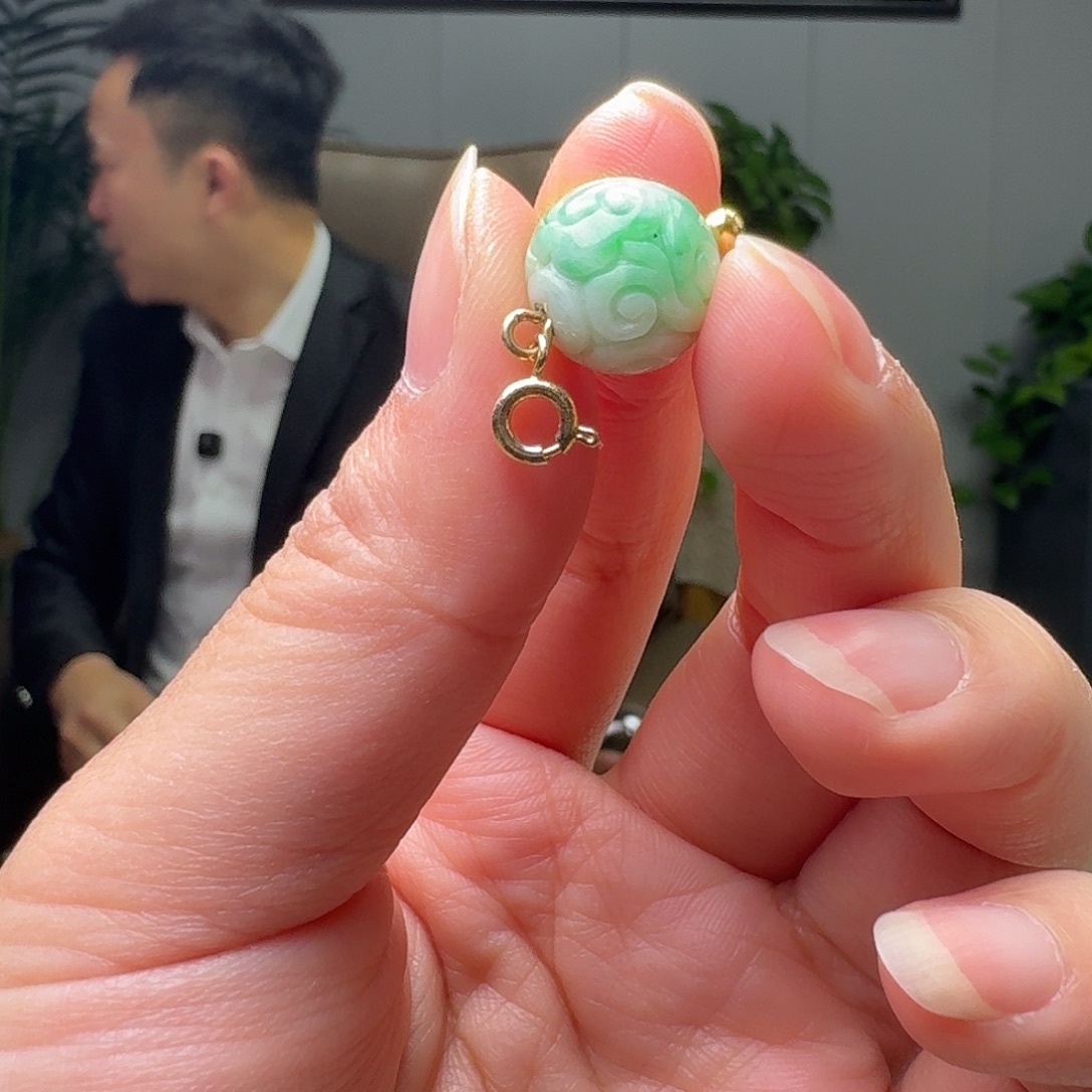 翡翠银S925镶嵌吊坠(不含链)多样性发货其一