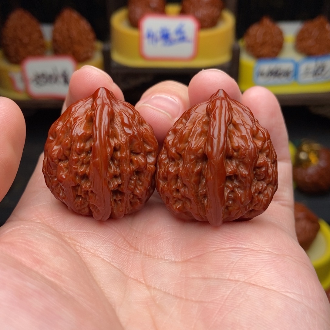 吊坠文玩核桃32野虎