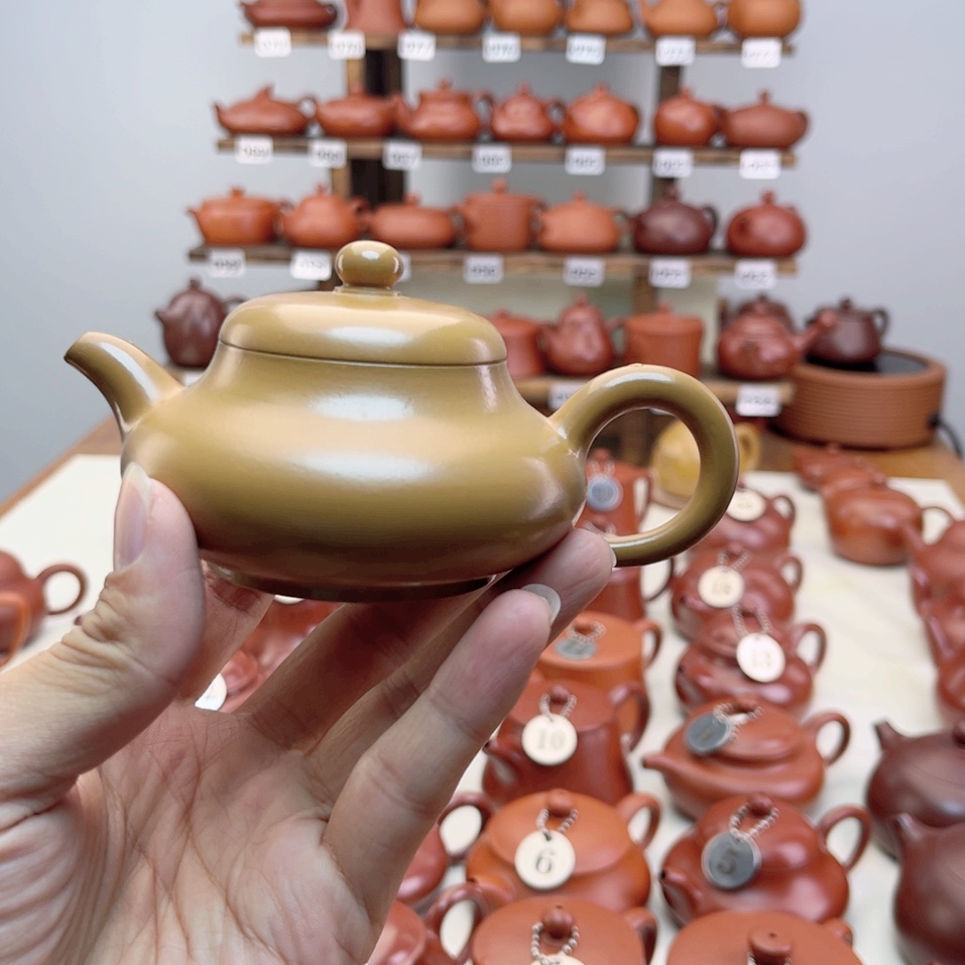 新***司茶壶紫砂I黄，玉乳120cc