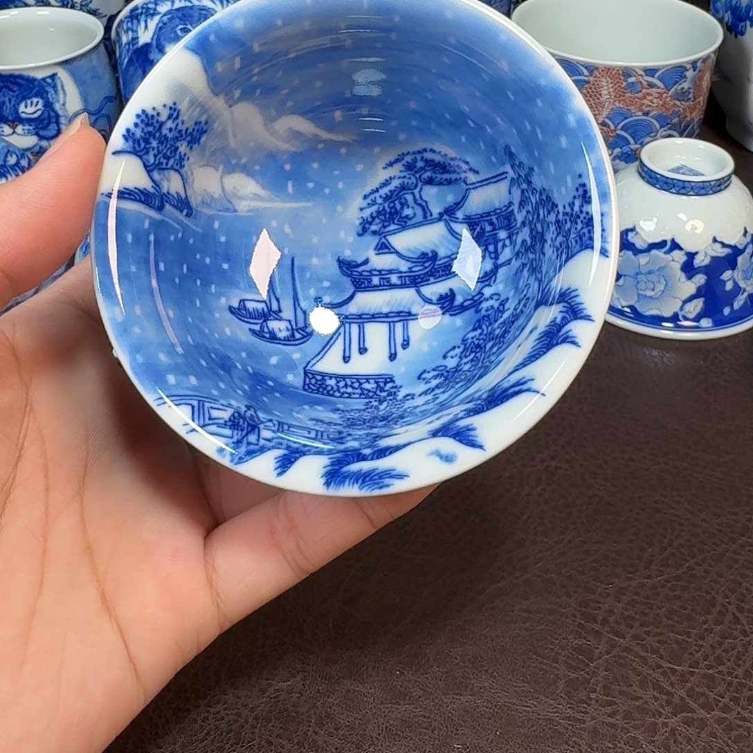 幽***寒现代景德镇陶瓷杯