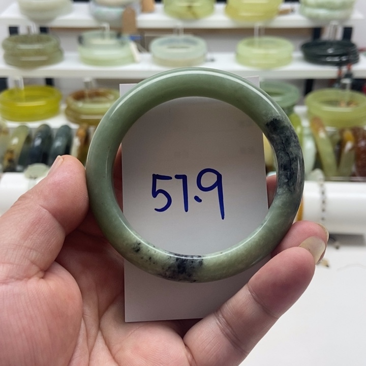 合金蛇纹石玉手镯