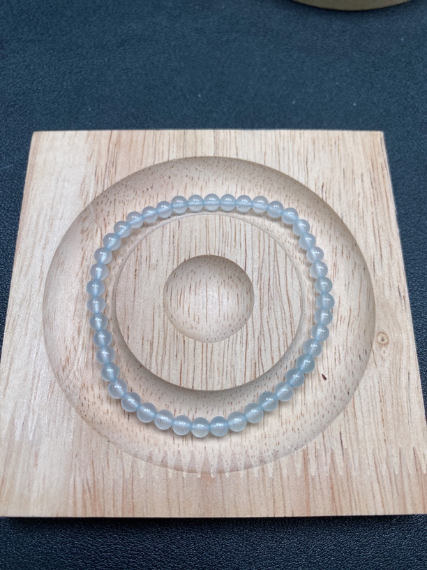 卡4➕天然缅A白冰圆珠手串-多样性发一串