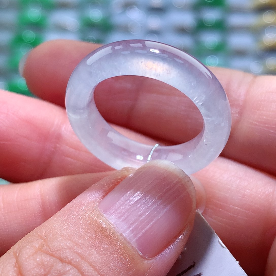 翡翠戒指未镶嵌14-15号