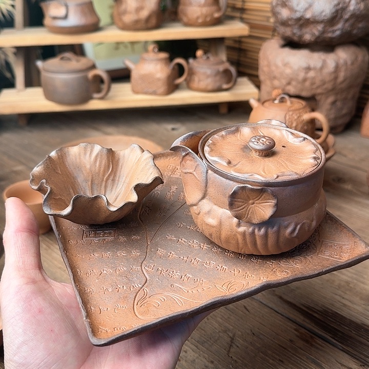 原矿老岩泥茶器系列