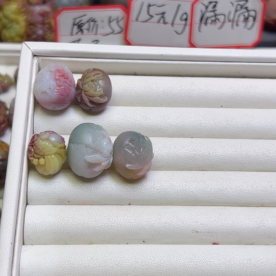 *****玛瑙/玉髓未镶嵌定制手串