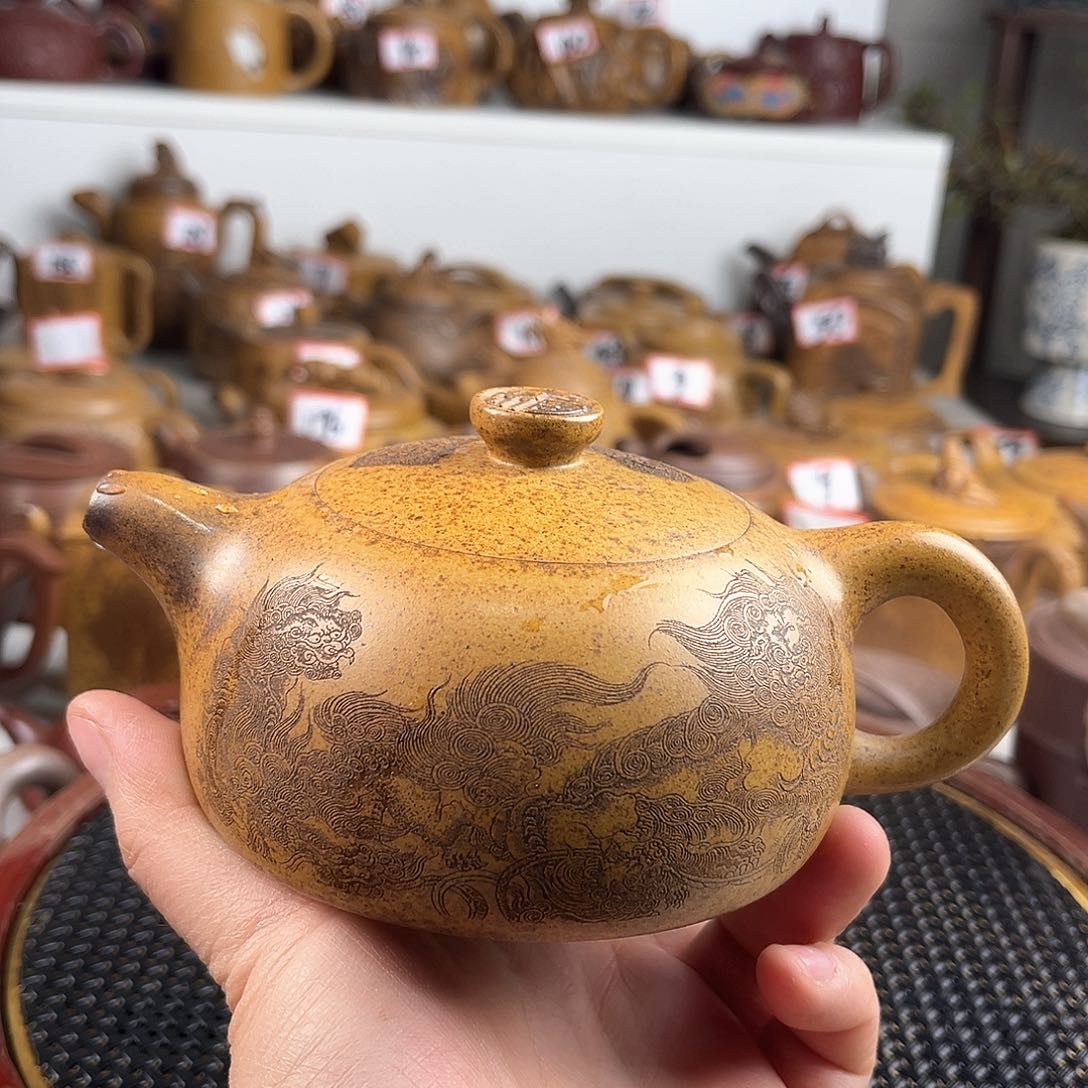 紫泥茶壶宜兴紫砂