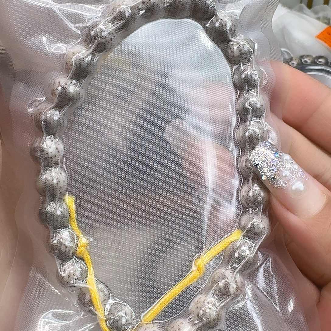 星月菩提手串51灭火奶奶灰星月糖豆手持0.9