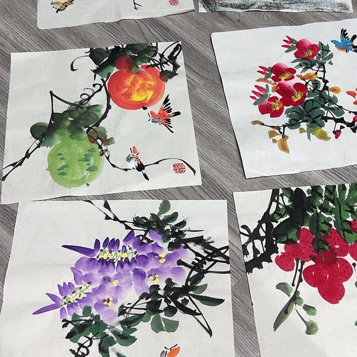 国画手绘国画作品欣赏