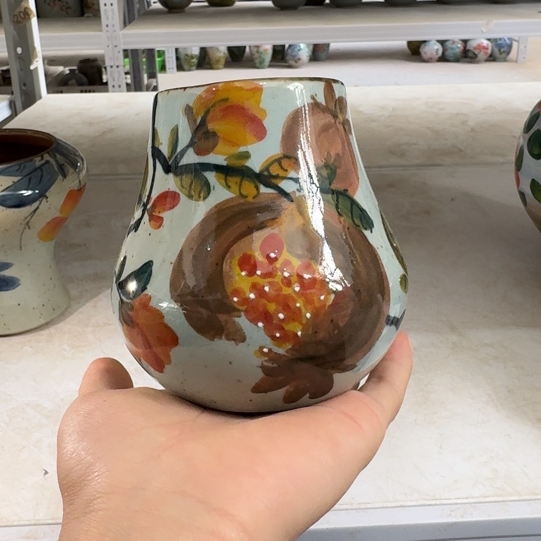 20景德镇釉下彩花瓶