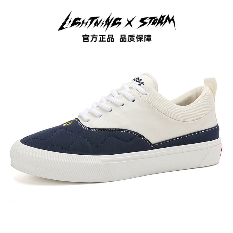 闪电风暴官方FAULT错版特种兵美式风情侣板鞋冬季休闲鞋