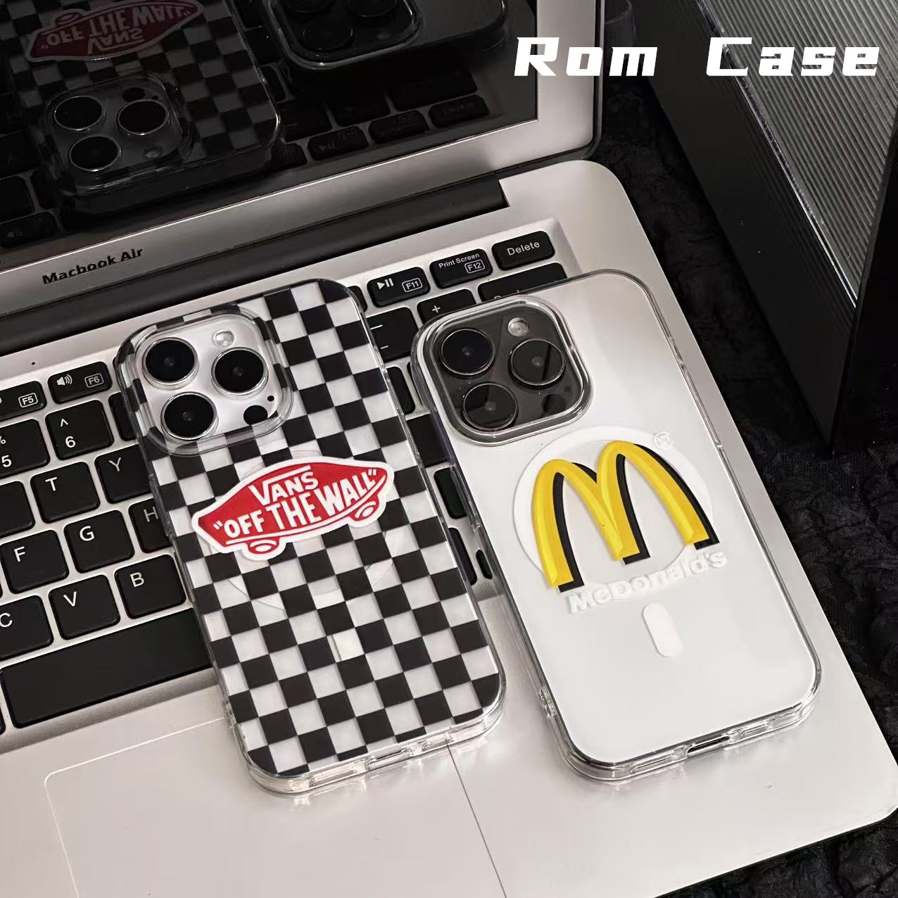 手机壳磁吸适用于苹果16p/15p经典麦当当ins复古高级风双层imd壳