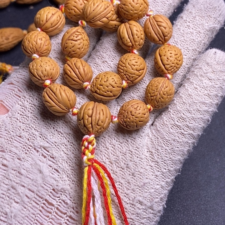 桃核手串纯野生宽齐