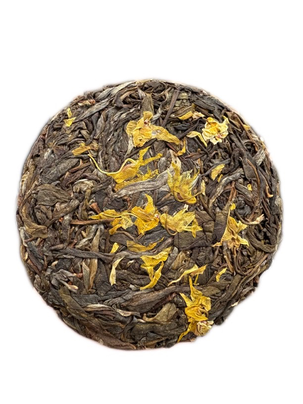 2025年，（古树铁皮石斛花100g生茶饼）