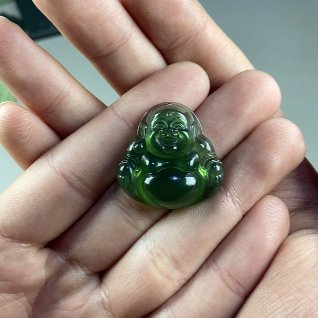 【闪购商品】蛇纹石玉岫玉未镶嵌@*圆