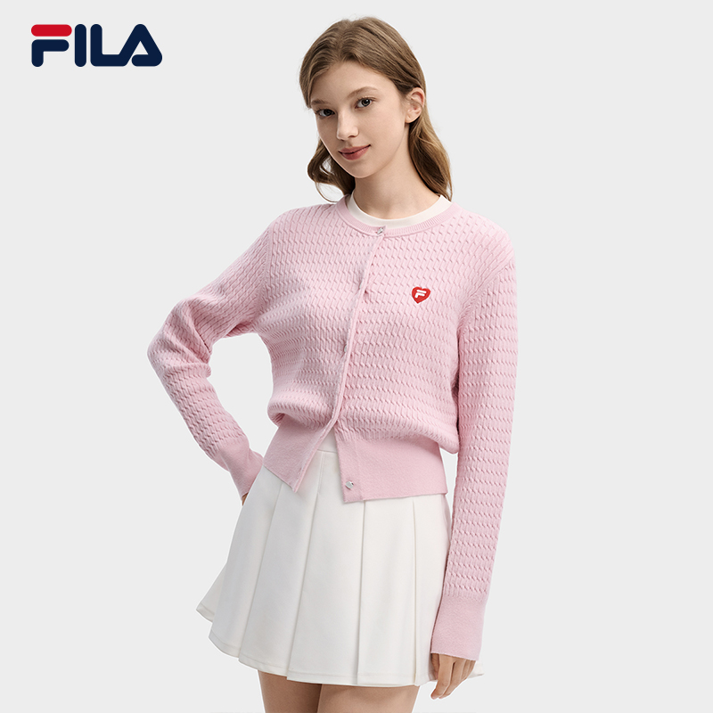 Fila/斐乐新年马上起飞 | 女款新款舒适贵气编织衫F11W619403F