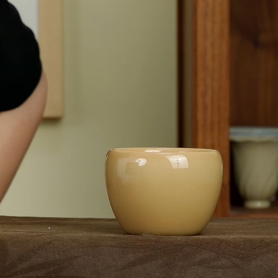 微醺落日小龙蛋70ml周贝手工制作中式创意茶具个人品茗杯