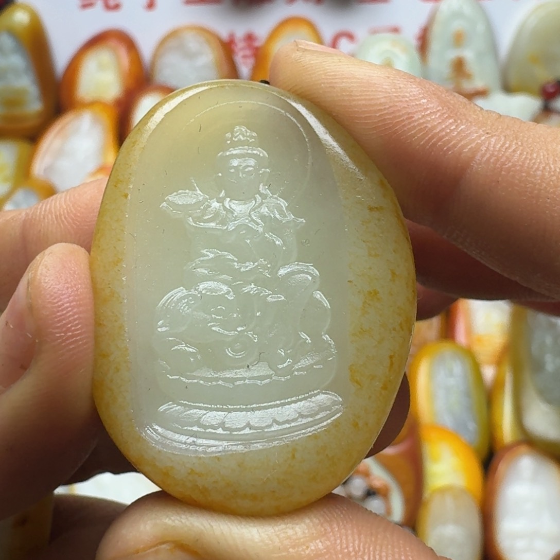 和田玉颈饰未镶嵌好***庄