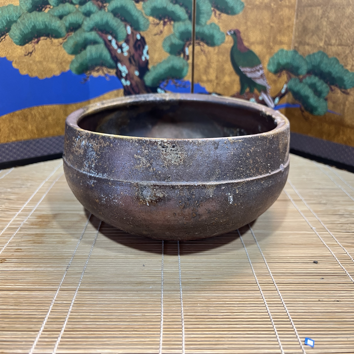 1061号备前多用钵可用做建水卷缸粗陶