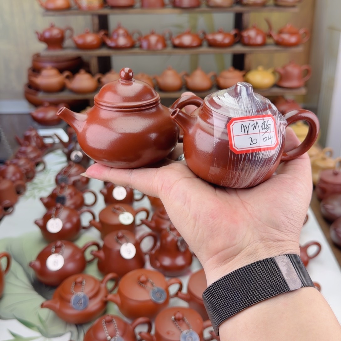 W***畅紫砂茶壶大红袍德钟加荣天