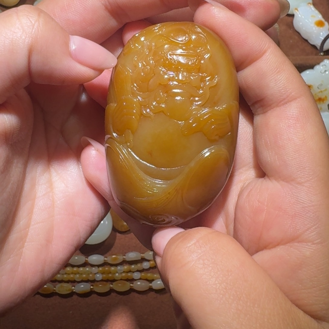 和田玉挂件未镶嵌小*