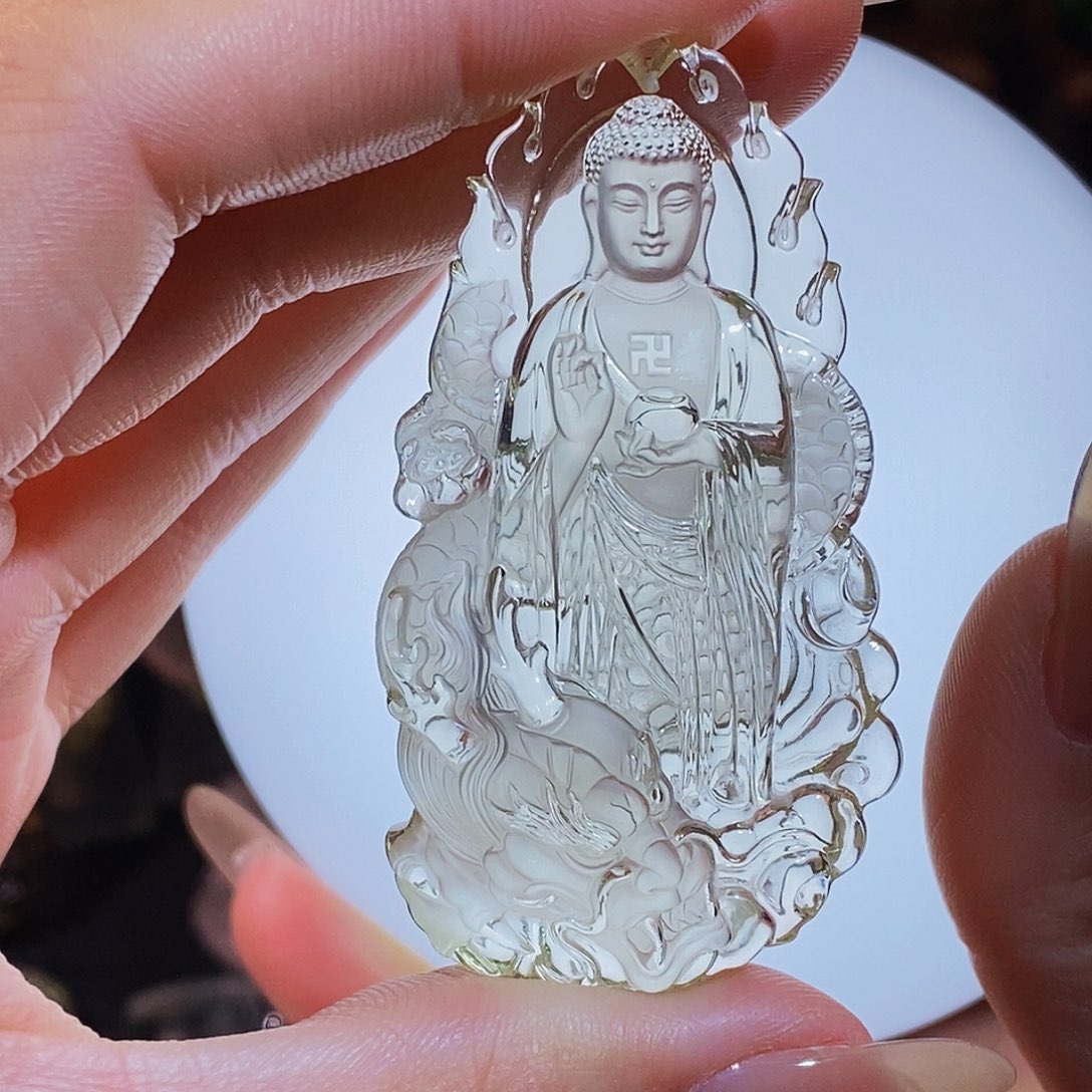 秋***水晶颈饰未镶嵌吊坠