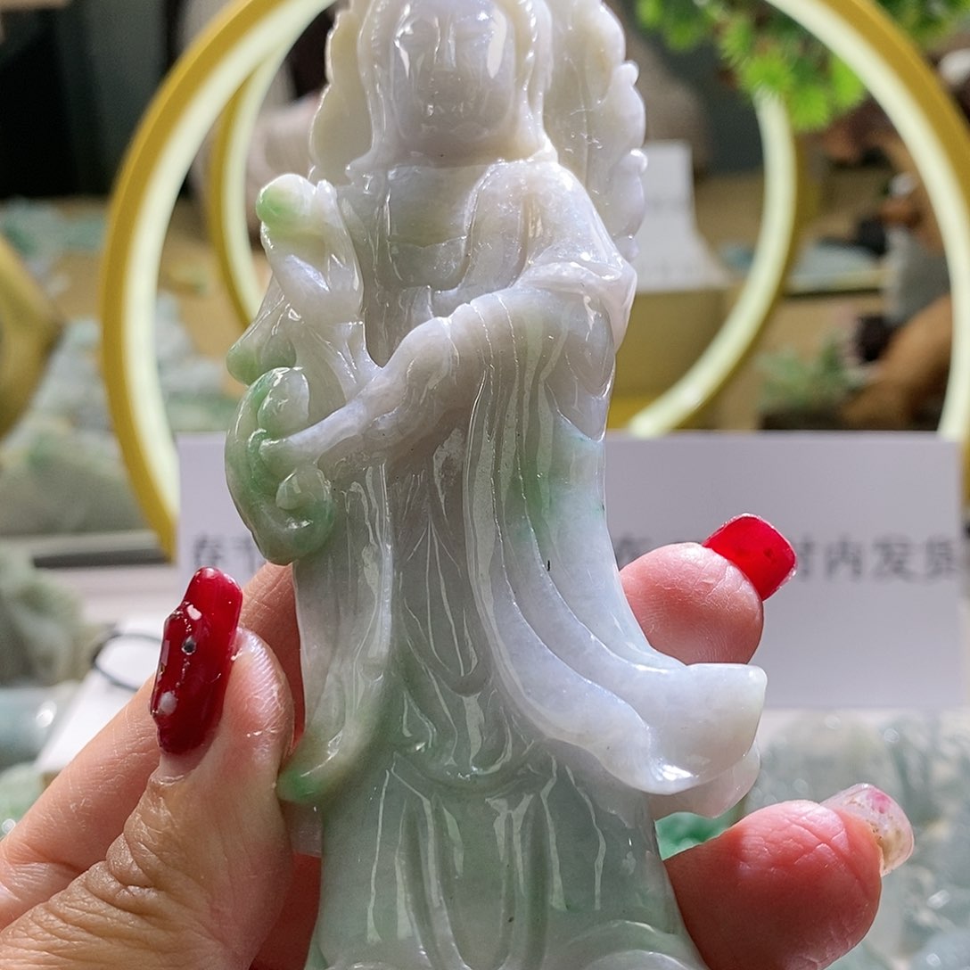 【闪购商品】翡翠颈饰未镶嵌观音