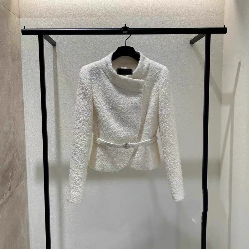 m某jo2025冬季新款小香风黑白色