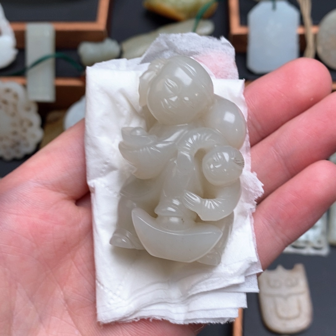 和田玉挂件未镶嵌