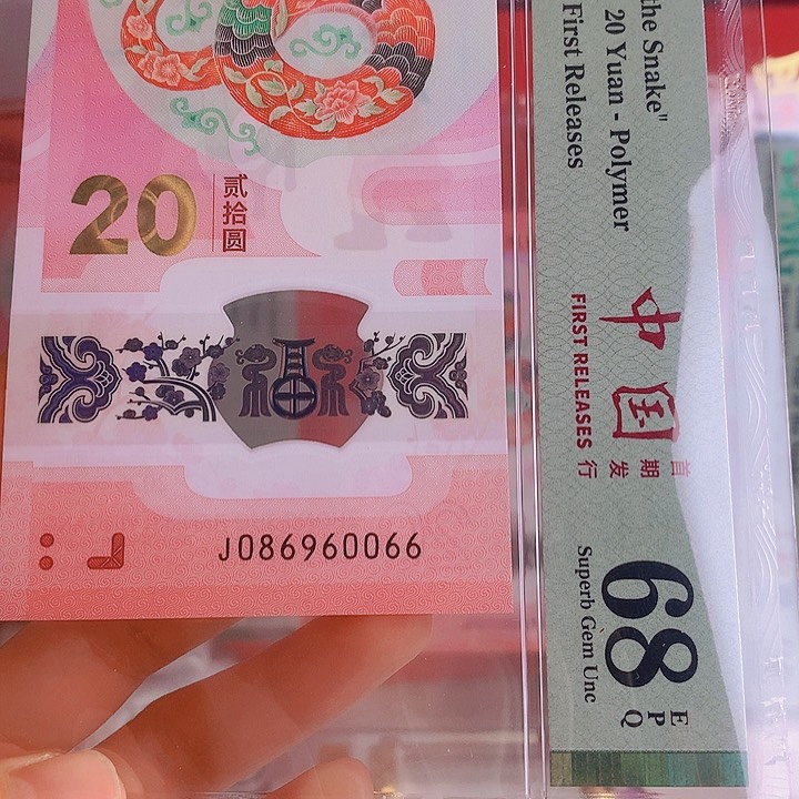 塑料蛇钞，尾66，号码如图